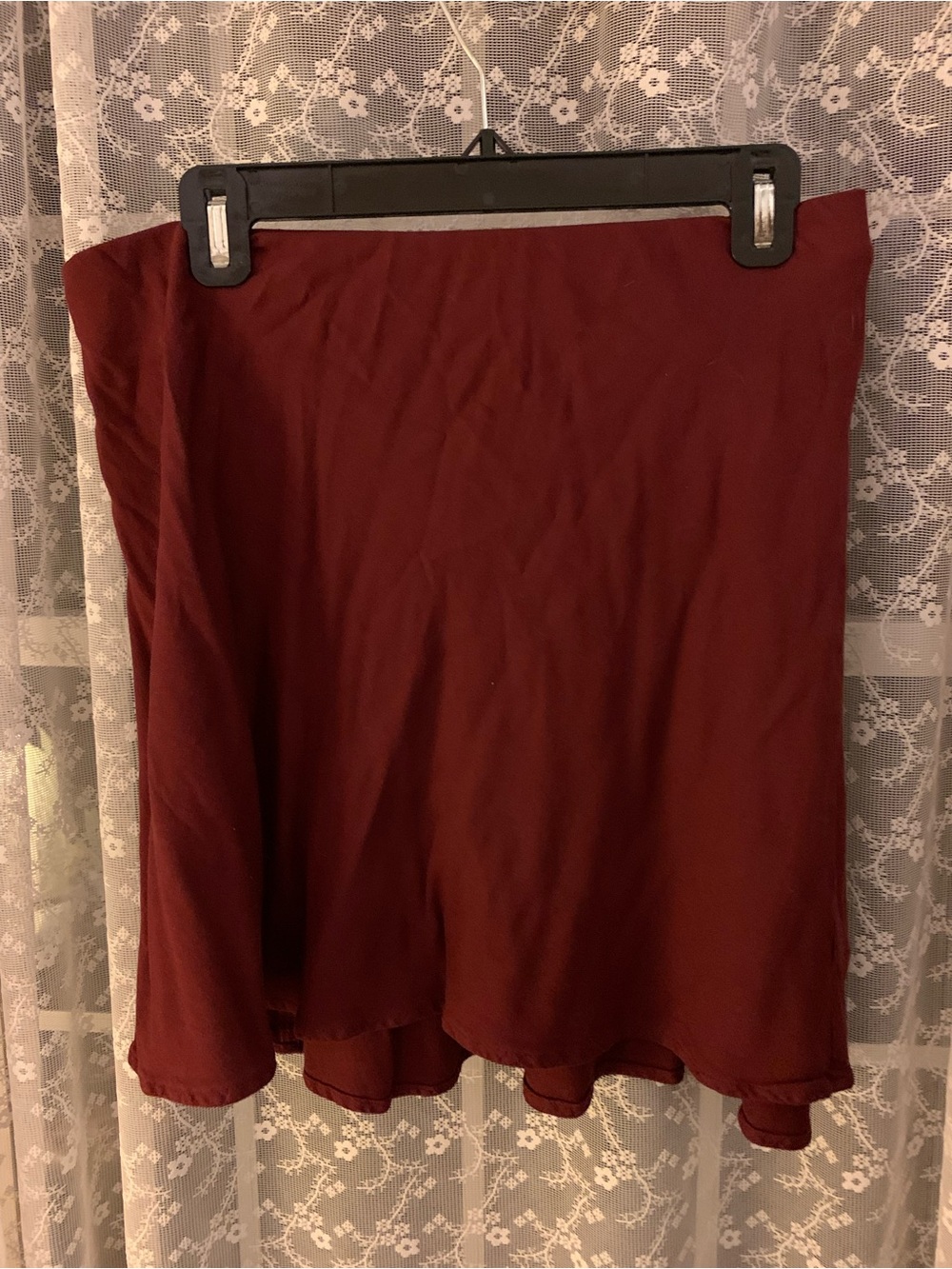 Old Navy Women's Deep Burgundy Mini Skirt